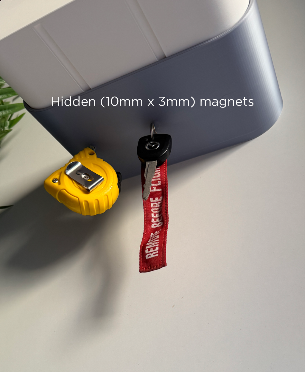 Air Shelf - Key Hanger Shelf With Sliding Storage