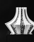 Geometric Ridged Flower Vase