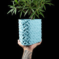Geometric Triangle Pot