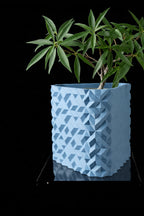 Geometric Triangle Pot