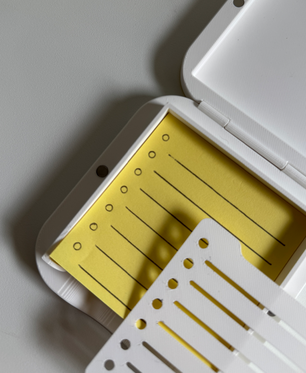 Noted - Sticky Notes Case With Stencil