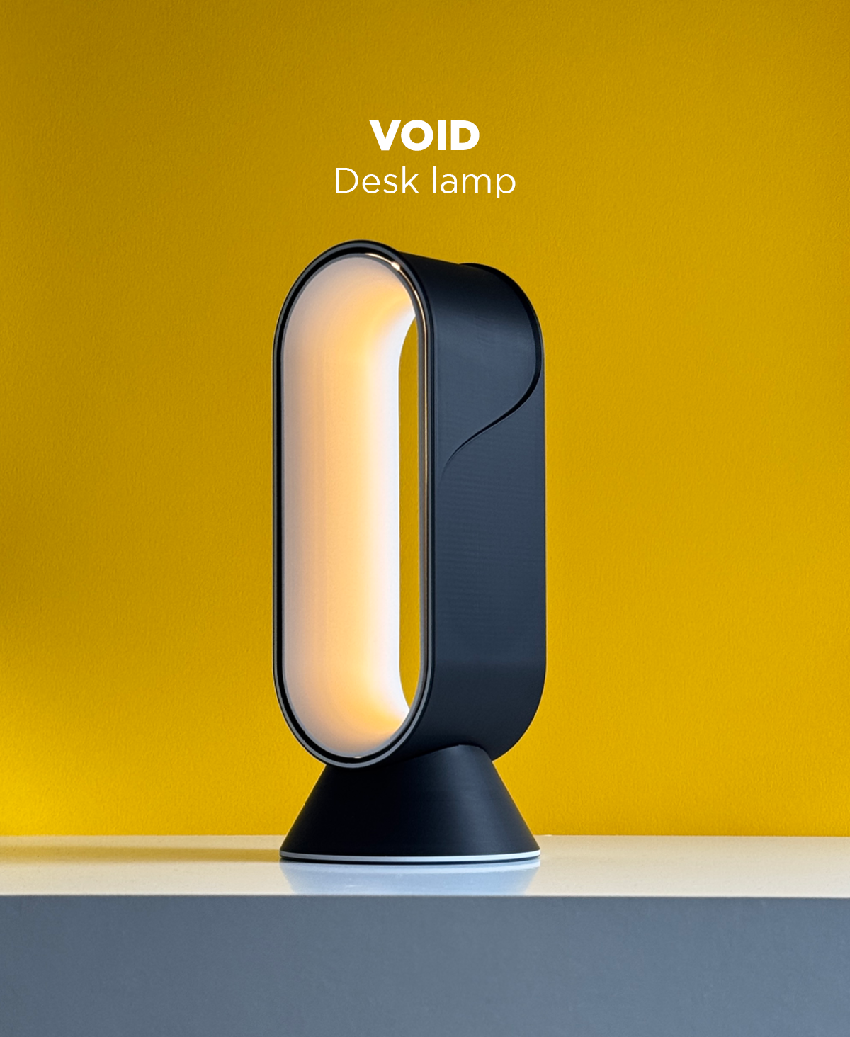 Void - Desk Lamp With Headphone Holder