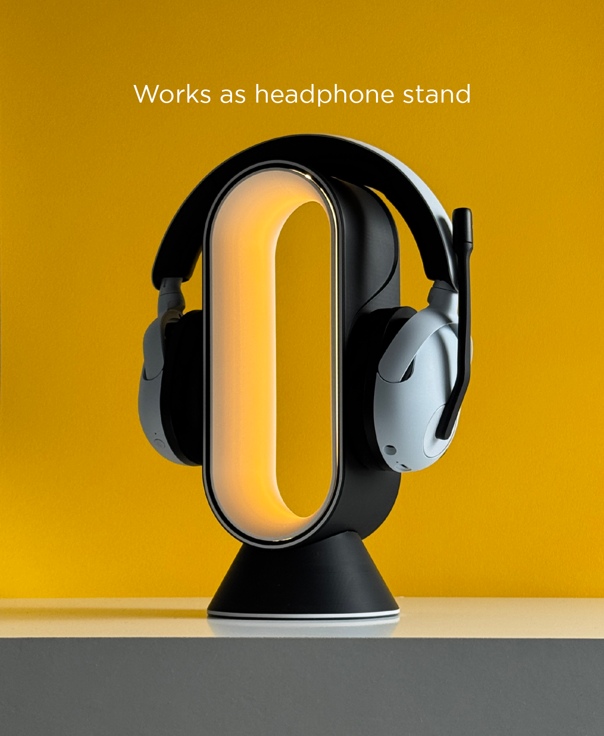 Void - Desk Lamp With Headphone Holder
