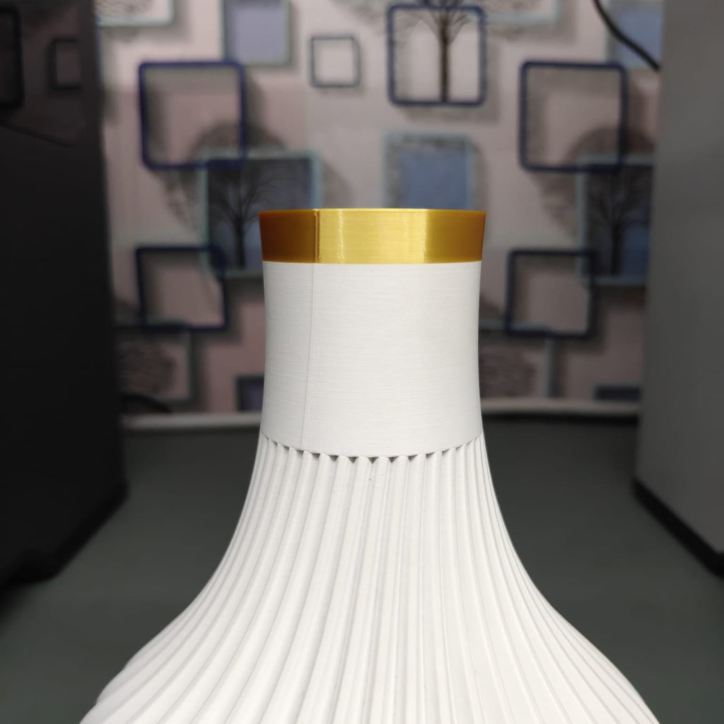 Ridged Flower Vase