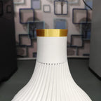 Ridged Flower Vase