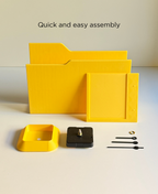ZIP - Desk Organizer, With Built-In Clock And Picture Frame
